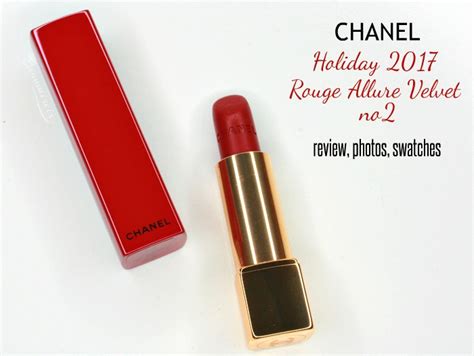 chanel holiday 2017 lipstick|Chanel Holiday 2017 Rouge Allure Velvet Lipstick .